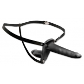 Женский страпон с вагинальной пробкой Double Penetrix Strap-on - 15 см. - Pipedream - купить с доставкой в Кирове