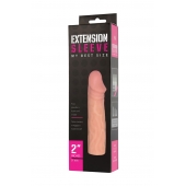 Телесная насадка-удлинитель Extension sleeve - 17 см. - Sitabella - в Кирове купить с доставкой