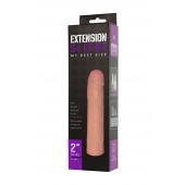 Насадка-удлинитель Extension sleeve телесного цвета - 18,5 см. - Sitabella - в Кирове купить с доставкой
