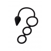Тройное эрекционное кольцо с анальным хвостом Drop S-size - Erotist Adult Toys - в Кирове купить с доставкой