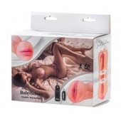 Двусторонний мастурбатор с вибропулей Satisfaction Babylicious - Lola Games - в Кирове купить с доставкой