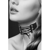 Оригинальный ошейник-чокер со шнуровкой - Bijoux Pour Toi - купить с доставкой в Кирове