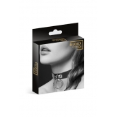 Узенький ошейник из полиуретана с кольцом - Bijoux Pour Toi - купить с доставкой в Кирове