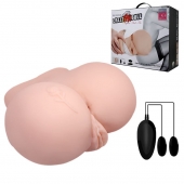 Вагина и анус с вибрацией CrazyBull Vagina and Ass - Baile - в Кирове купить с доставкой