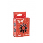 Чёрное эрекционное кольцо Rings Bubbles - Lola Games - в Кирове купить с доставкой