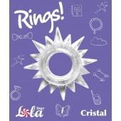 Прозрачное эрекционное кольцо Rings Cristal - Lola Games - в Кирове купить с доставкой