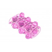 Розовая насадка на пенис Rings Armour - Lola Games - в Кирове купить с доставкой