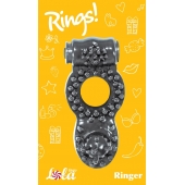 Чёрное эрекционное кольцо Rings Ringer - Lola Games - в Кирове купить с доставкой