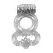 Прозрачное эрекционное кольцо Rings Treadle с подхватом - Lola Games - в Кирове купить с доставкой