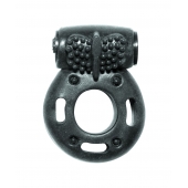 Черное эрекционное кольцо с вибрацией Rings Axle-pin - Lola Games - в Кирове купить с доставкой