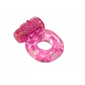 Розовое эрекционное кольцо с вибрацией Rings Axle-pin - Lola Games - в Кирове купить с доставкой