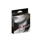 Красный чокер с замком в форме сердца - Bijoux Pour Toi - купить с доставкой в Кирове