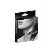 Черный чокер с двумя кольцами - Bijoux Pour Toi - купить с доставкой в Кирове