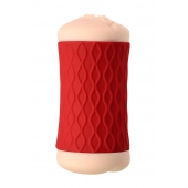 Двухсторонний мастурбатор JOS  NADIN в красном цилиндре - JOS - в Кирове купить с доставкой