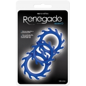 Набор из 3 синих эрекционных колец Renegade Gears - NS Novelties - в Кирове купить с доставкой