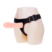Телесный фаллоимитатор на трусиках Jessica Strap-On - 15,5 см. - Baile - купить с доставкой в Кирове