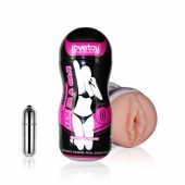 Мастурбатор-вагина Sex In A Can Vibra Vagina Tunnel - Lovetoy - в Кирове купить с доставкой