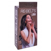 Кляп-трензель Lora с металлическими кольцами - Rebelts - купить с доставкой в Кирове