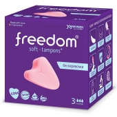 Женские гигиенические тампоны без веревочки FREEDOM normal - 3 шт. - Freedom - купить с доставкой в Кирове