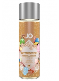 Смазка на водной основе Candy Shop Butterscotch с ароматом ирисок - 60 мл. - System JO - купить с доставкой в Кирове