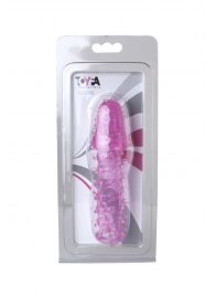 Розовая насадка с нежными шипами - 13,5 см. - Toyfa Basic - в Кирове купить с доставкой
