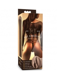 Коричневый мастубратор-вагина Nicole s Kitty - Blush Novelties - в Кирове купить с доставкой