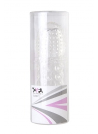 Прозрачная закрытая гелевая насадка - 13,5 см. - Toyfa Basic - в Кирове купить с доставкой