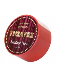 Красный бондажный скотч TOYFA Theatre - 15 м. - ToyFa - купить с доставкой в Кирове