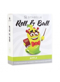 Стимулирующий презерватив-насадка Roll   Ball Apple - Sitabella - купить с доставкой в Кирове