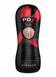 Мастурбатор-вагина Vibrating Pussy Stroker с вибрацией - Pipedream - в Кирове купить с доставкой