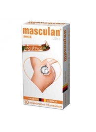 Розовые презервативы Masculan Ultra Long Pleasure с колечками, пупырышками и продлевающим эффектом - 10 шт. - Masculan - купить с доставкой в Кирове