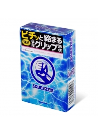 Презервативы Sagami Squeeze волнистой формы - 5 шт. - Sagami - купить с доставкой в Кирове
