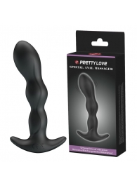 Черный анальный стимулятор простаты с вибрацией Special Anal Massager - 14,5 см. - Baile - в Кирове купить с доставкой