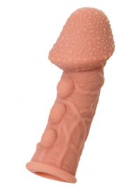 Насадка на фаллос с пузыриками, венками и ребристостью KOKOS Extreme Sleeve 09 - 12,7 см. - KOKOS - в Кирове купить с доставкой
