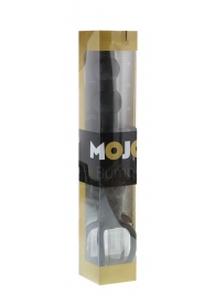 Черная ёлочка-насадка для двойного проникновения Mojo Bumpy - 15 см. - Seven Creations - в Кирове купить с доставкой