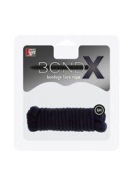 Чёрная веревка для связывания BONDX LOVE ROPE - 5 м. - Dream Toys - купить с доставкой в Кирове