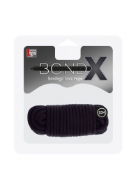 Черная веревка для связывания BONDX LOVE ROPE - 10 м. - Dream Toys - купить с доставкой в Кирове
