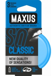 Классические презервативы в железном кейсе MAXUS Classic - 3 шт. - Maxus - купить с доставкой в Кирове
