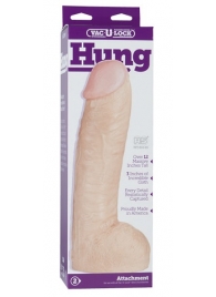 Огромная насадка-реалистик Vac-U-Lock Realistic Hung - 31,7 см. - Doc Johnson - купить с доставкой в Кирове