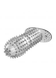 Закрытая прозрачная насадка Crystal sleeve - 12 см. - Erowoman-Eroman - в Кирове купить с доставкой