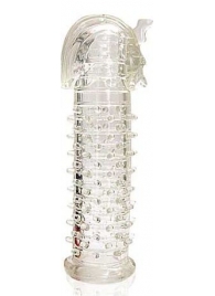 Закрытая прозрачная насадка на пенис Crystal Sleeve Faraon - 13,5 см. - Erowoman-Eroman - в Кирове купить с доставкой