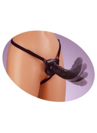 Черный податливый страпон Posable Partner Strap-On - 17,8 см. - Pipedream - купить с доставкой в Кирове