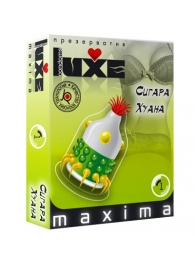 Презерватив LUXE Maxima  Сигара Хуана  - 1 шт. - Luxe - купить с доставкой в Кирове