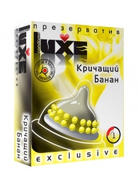 Презерватив LUXE  Exclusive  Кричащий банан  - 1 шт. - Luxe - купить с доставкой в Кирове