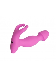 Розовый стимулятор простаты с усиками - 15 см. - 4sexdreaM - в Кирове купить с доставкой