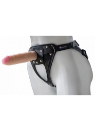 Универсальный мягкий пояс с насадкой Hard brutal BDSM-КОНСУЛ - 17 см. - LOVETOY (А-Полимер) - купить с доставкой в Кирове