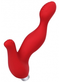 Красный силиконовый вибростимулятор простаты Proman - 12,5 см. - ToyFa - в Кирове купить с доставкой