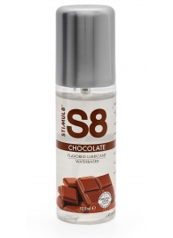 Смазка на водной основе S8 Flavored Lube со вкусом шоколада - 125 мл. - Stimul8 - купить с доставкой в Кирове