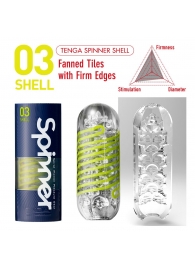 Мастурбатор SPINNER Shell - Tenga - в Кирове купить с доставкой