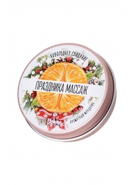 Массажная свеча «Праздника массаж» с ароматом мандарина - 30 мл. - ToyFa - купить с доставкой в Кирове